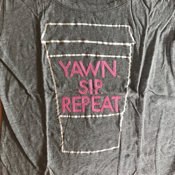 Gilly Hicks Yawn sip repeat tee - Picture 2 of 4